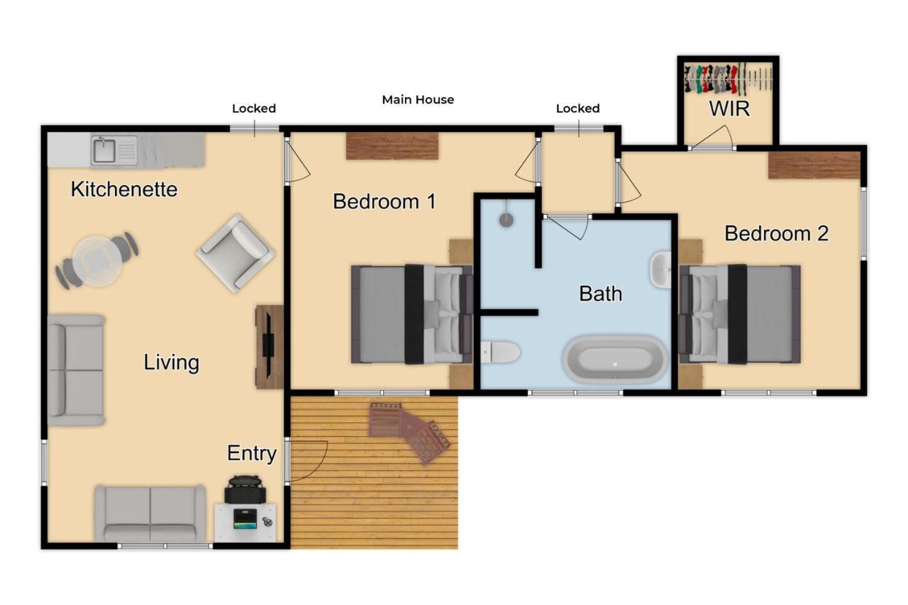 Sweet Magnolia 1 Or 2 Bedroom Suite St Kilda Cambridge With Complimentary Continental Breakfast Экстерьер фото